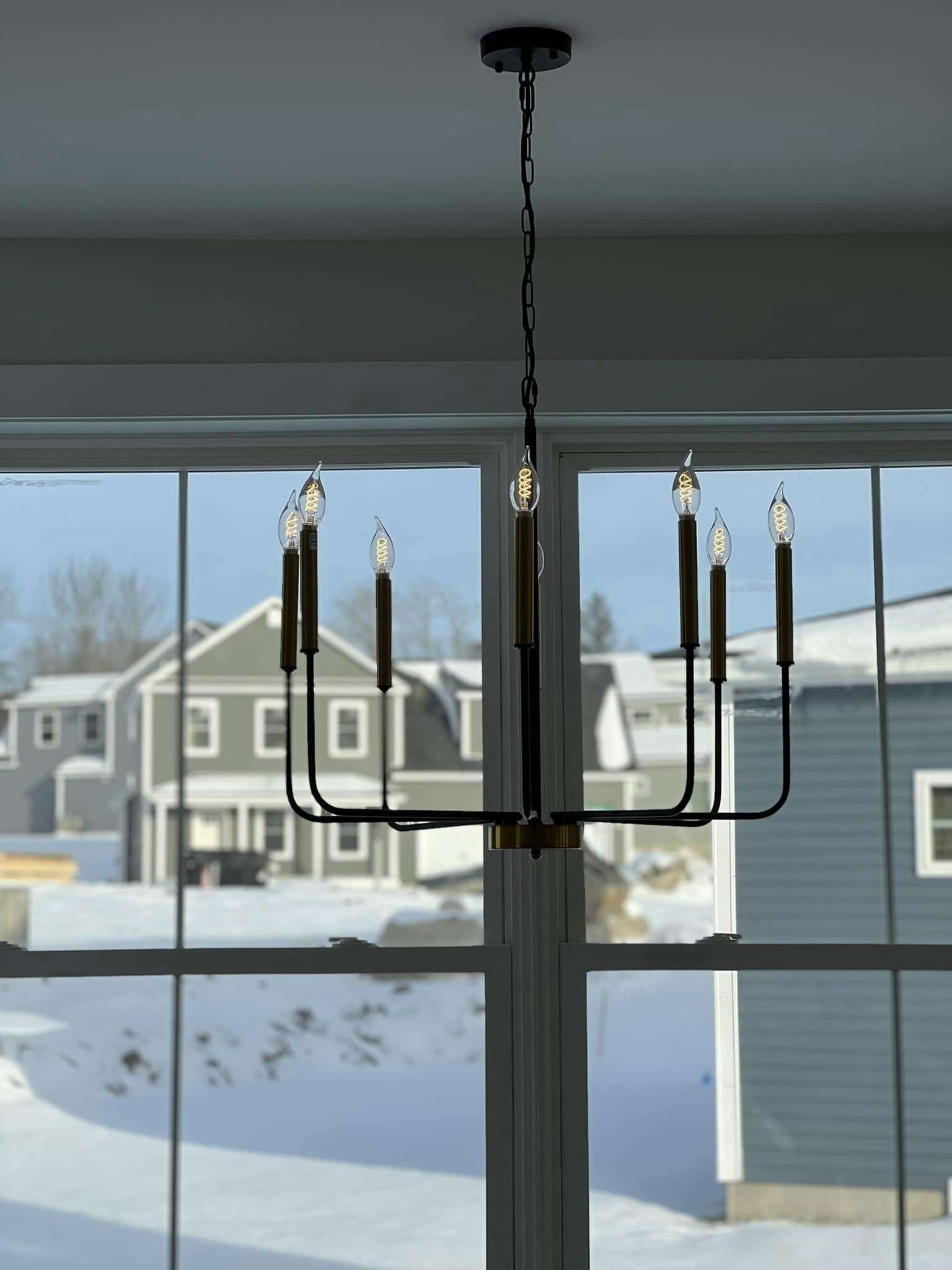 Candelabra Chandelier, York County, ME, Atlantic Electrical Services