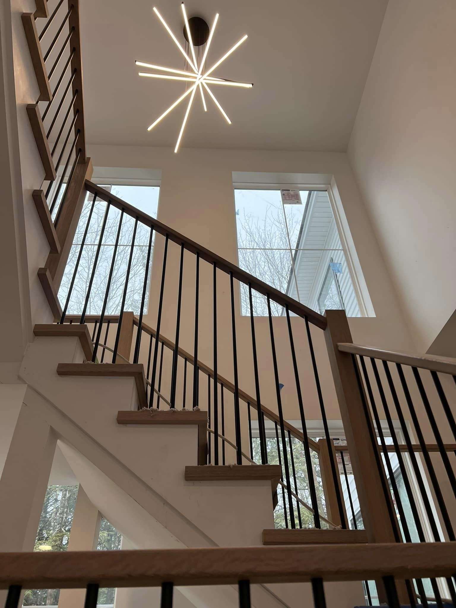 Staircase Statement Fixture, York County, ME, Atlantic Electrical Services