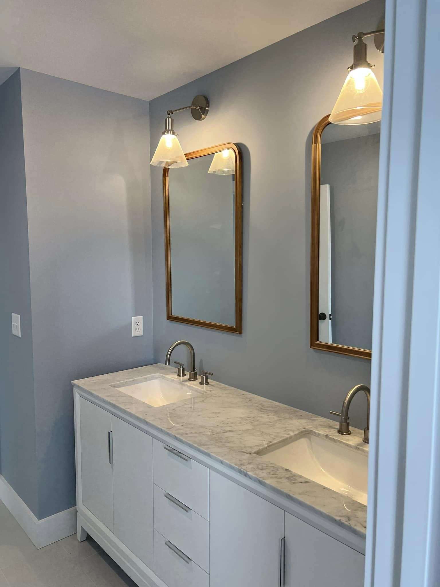 Master Bath Vanity Lighting, York County, ME, Atlantic Electrical Services