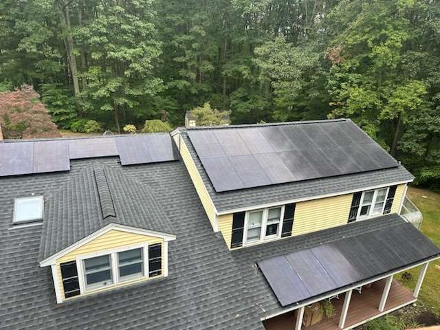 Multi-Roof Solar Installation, York County, ME, Atlantic Electrical Services